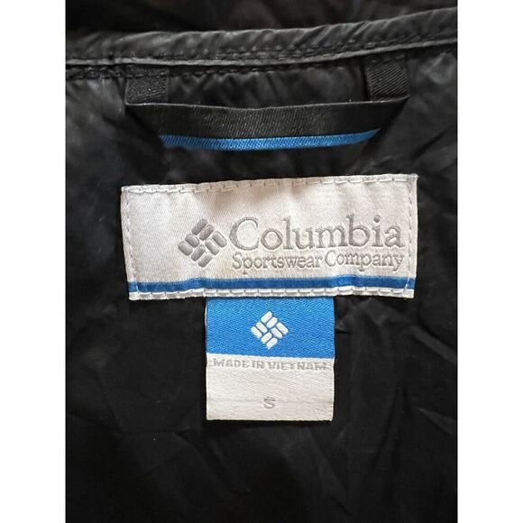Columbia Sportswear Womens Hooded Omni-Tech Shell Rain Jacket Black Size Small - Picture 7 of 9